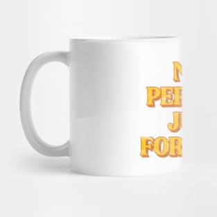 Retro Not Perfect Just Forgiven Christian Mug